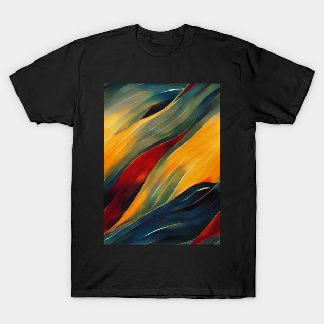 Rainbows Everywhere! Colorful abstract pattern #11 T-Shirt by Endless-Designs